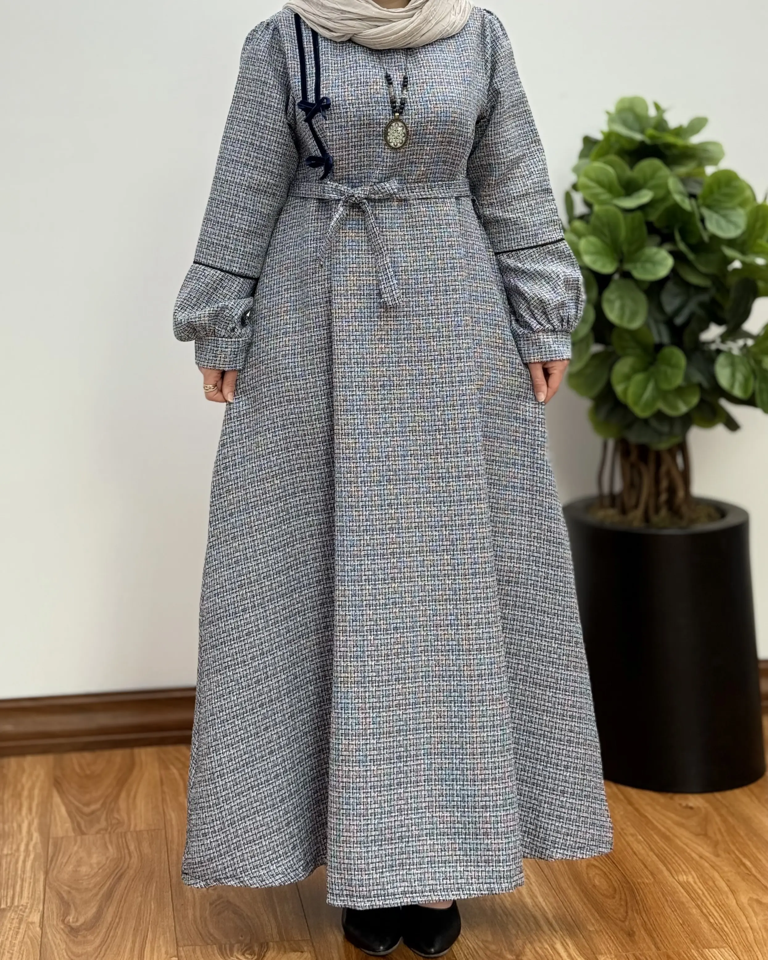 پیراهن مانتویی بلند و شیک مدل گیتی